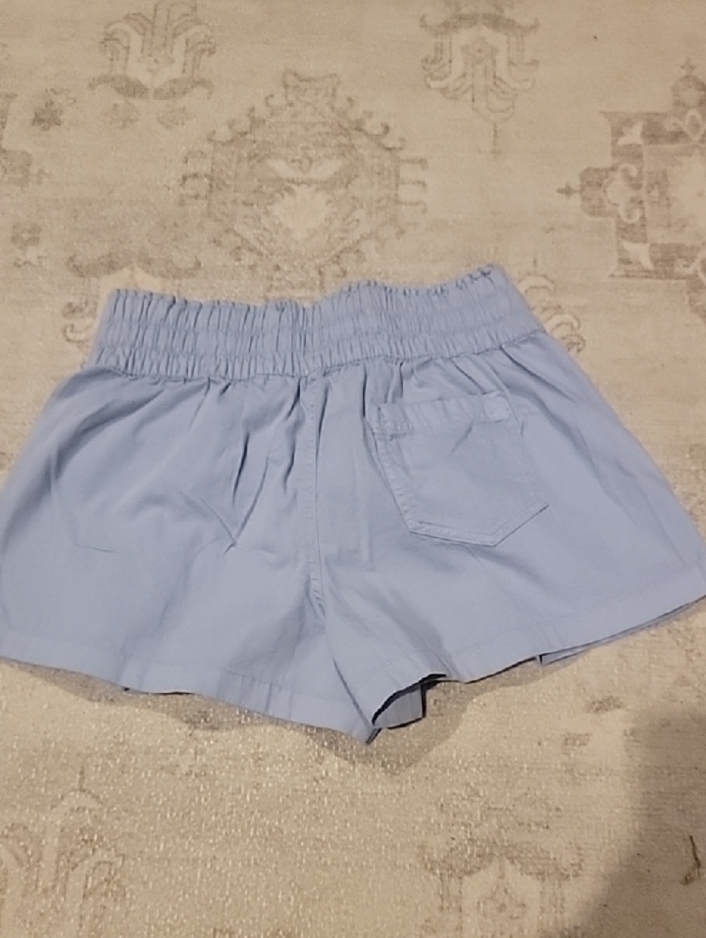 aerie Light Blue Drawstring Pull OnShorts~Size Medium~New With Tags - Picture 6 of 12
